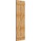 Ekena Millwork Joined Board-n-Batten Shutters w/Z-Bar, Rough Sawn Western Red Cedar, 21 1/2W x 67H, PR RBJ06Z21X067RWR - alternate 2